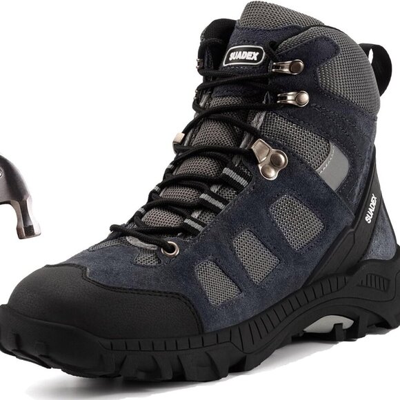 Steel Toe Work Boots Men Women Safety Shoes Non Slip Puncture Proof